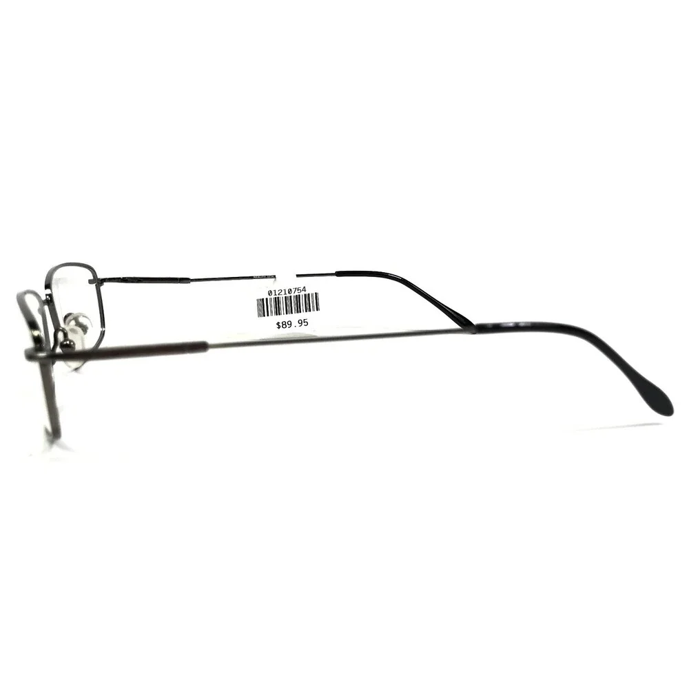 Reality R 3776 GUNMETAL Eyeglasses Frames Grey Rectangular Full Rim 55-17-145